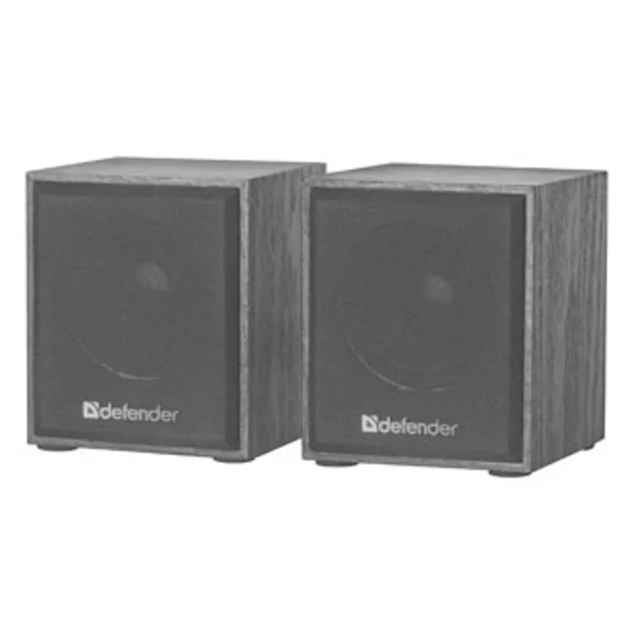 Hlavný obrázok produktu Defender reproduktory SPK 230, 2.0, 2x2W, černé, regulace hlasitosti, dřevěné, 100Hz~18kH