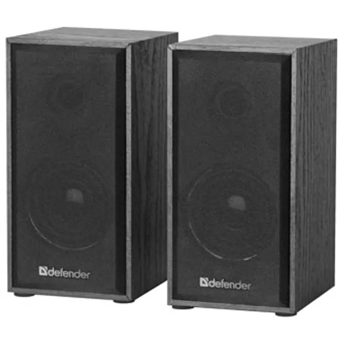 Hlavný obrázok produktu Defender reproduktory SPK 240, 2.0, 2x3W, černé, regulace hlasitosti, dřevěné, 100Hz~18kH