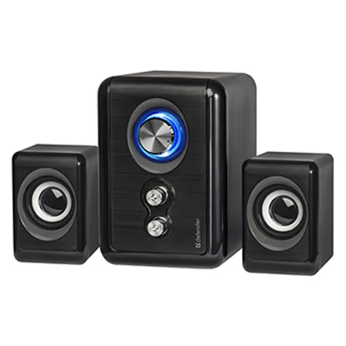 Hlavný obrázok produktu Defender reproduktory V11, 2.1, 11W, černé, regulace hlasitosti, tlačítko napájení, nasta