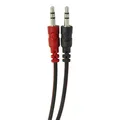 Ďalší obrázok produktu Defender Warhead G-120, herné slúchadlá s mikrofónom, ovládanie hlasitosti, bielo-červená, 2x 3.5 mm jack