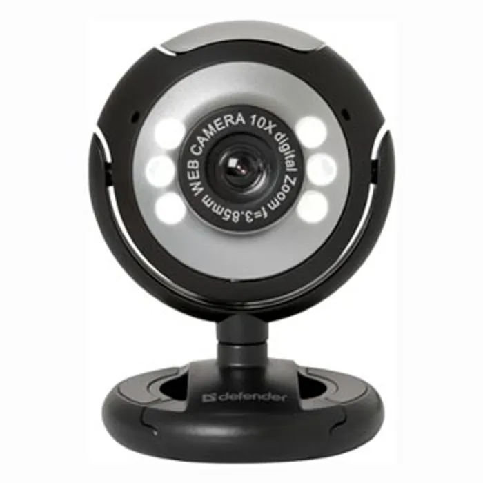 Hlavný obrázok produktu Defender Web kamera C-110, 0.3 Mpix, USB 2.0, černo-šedá, pro notebook/LCD