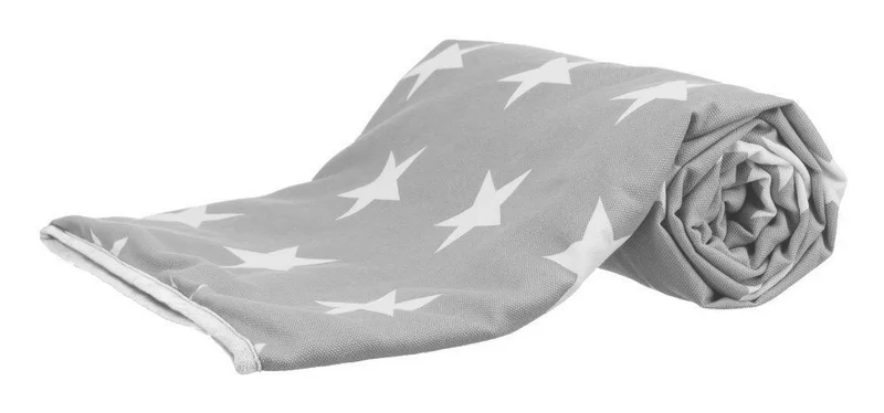 Hlavný obrázok produktu Deka Stars, tmavošedá/bílá - DOPRODEJ 150 x 100 cm