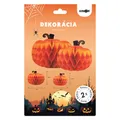 Ďalší obrázok produktu Dekoračné tekvice (2 ks), papier, zavesné 30 x 23 cm a 25 x 20 cm, Halloween
