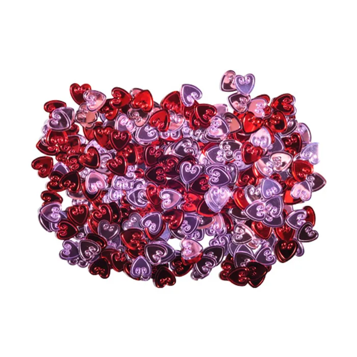 Hlavný obrázok produktu Dekorace srdce mix barev 12 mm 14 g