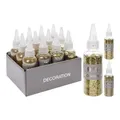 Dekoračné flitre 40 g - zlaté, mix