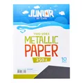 Ďalší obrázok produktu Dekoračný papier A4 10 ks čierny metallic 250 g