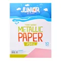 Dekoračný papier A4 10 ks ružový metallic 250 g