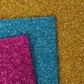 Dekoračná pena A4 EVA 10 ks oranžová hrúbka 2,0 mm glitter