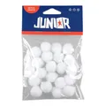 Ďalší obrázok produktu Dekoračné pompony 2 cm biele - sada 20 ks