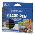 Dekoračný popisovač CENTROPEN 2737/9 DecorPen, 9ks Metallic