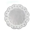 Ďalší obrázok produktu Dekoračná krajka (PAP) okrúhla biela priemer 18cm [100 ks]