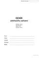 Deník zdvihacieho zariadenia A4 1227