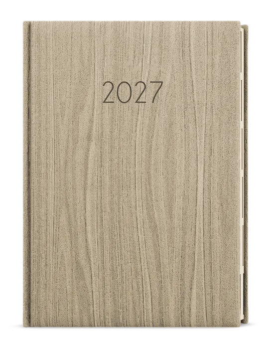 Hlavný obrázok produktu Denní diář - Ctirad s výsekem - Wood - A5 - světle hnědá