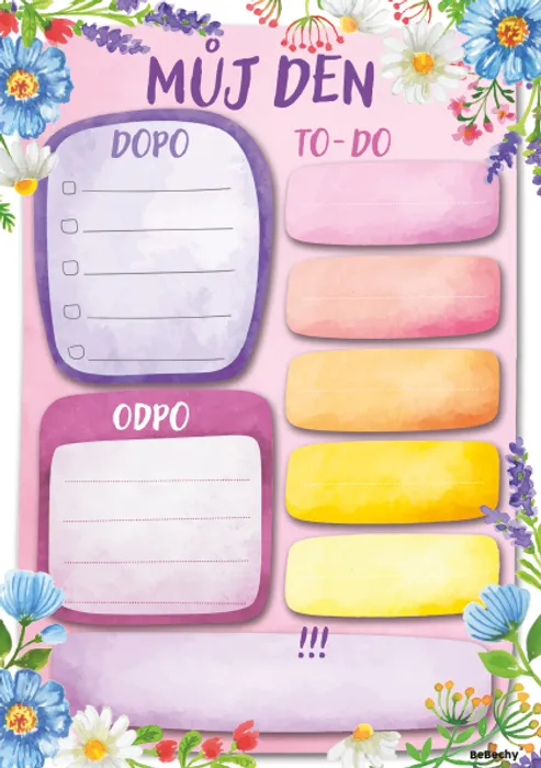 Hlavný obrázok produktu Denní plánovač A5 - Barevný