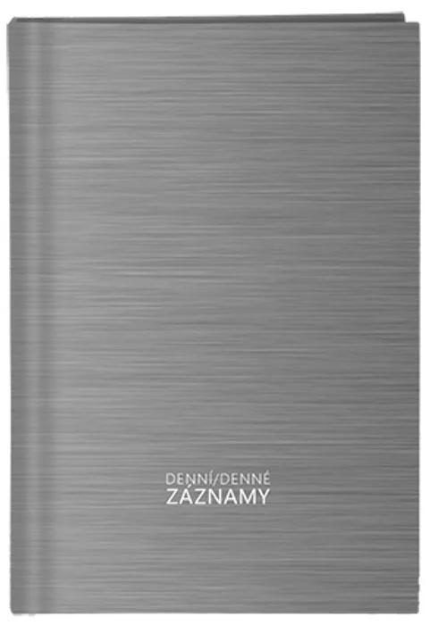 Hlavný obrázok produktu Denní záznamy - A4 - lamino - Šedý