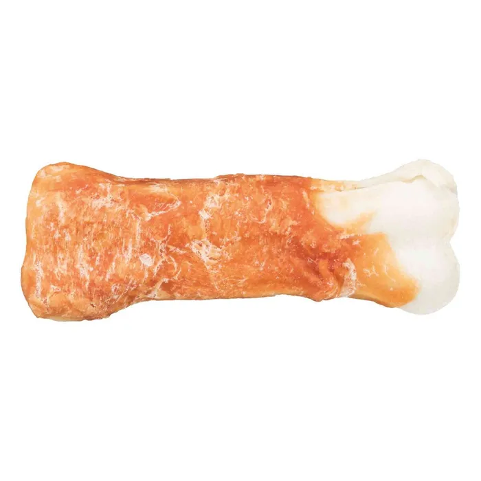 Hlavný obrázok produktu DENTAfun buvolí kosti bílé s kuřecím masem 11 cm, 2x60g
