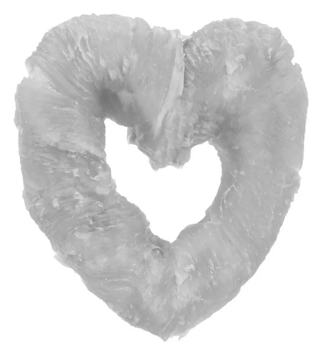 Hlavný obrázok produktu DentaFun Heart, buvolí srdce s kuřecím masem [200 ks], 6 cm/20 g