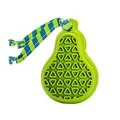 Ďalší obrázok produktu Dentální hračka hruška přírodní guma pro štěňata s látkovým střapcem 9 cm HipHop