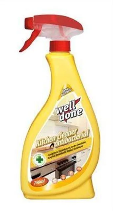 Hlavný obrázok produktu Desinfekční a čistící sprej do kuchyně, 750 ml, WELL DONE