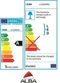 Stolová lampa, LED, 6 W, „Ledaero“, čierna