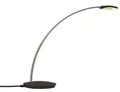 Stolová lampa, LED, 6 W, „Ledaero“, čierna