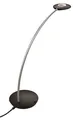 Stolová lampa, LED, 6 W, „Ledaero“, čierna