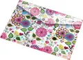 Ploché obaly na dokumenty "Flowers", s potlačou, A4, PP, PANTA PLAST