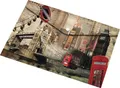 Ploché podložky na dokumenty "London", s potlačou, A4, PP, PANTA PLAST