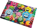 Ploché obaly na dokumenty "Smile", so zipsom, A4, PP, PANTA PLAST