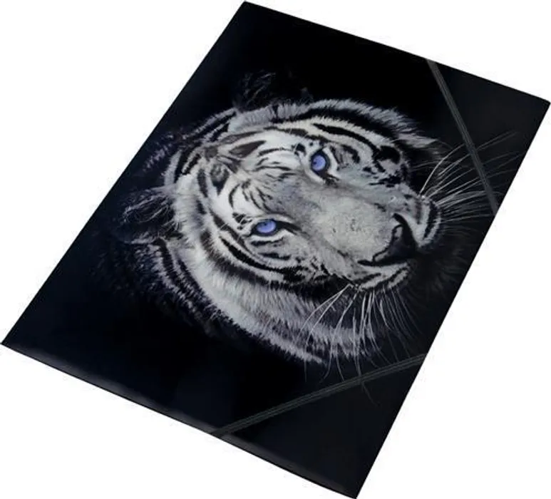 Hlavný obrázok produktu Desky na dokumenty "Tiger", s gumičkou, 15 mm, A4, PP, PANTA PLAST