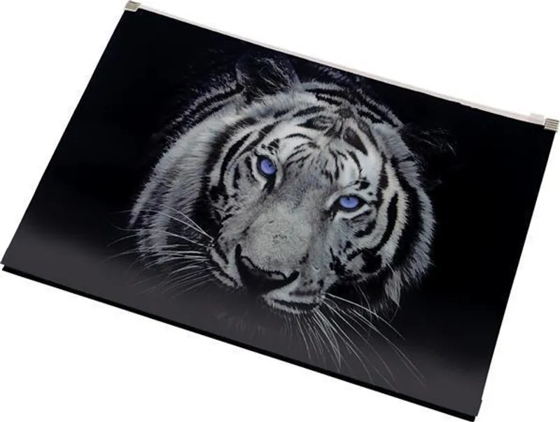 Hlavný obrázok produktu Desky na dokumenty "Tiger", se zipem, A4, PP, PANTA PLAST
