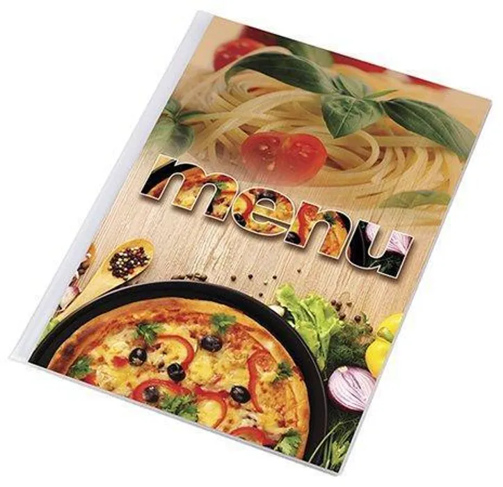 Hlavný obrázok produktu Desky na jídelní lístek "Pizza", motiv pizza-těstoviny, A4, PANTA PLAST
