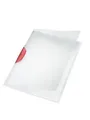 Dosky s klipom Leitz ColorClip Magic, Červená