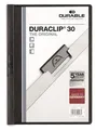 Dosky s rýchloviazačom DURACLIP® 30, čierna, s klipom, A4, DURABLE