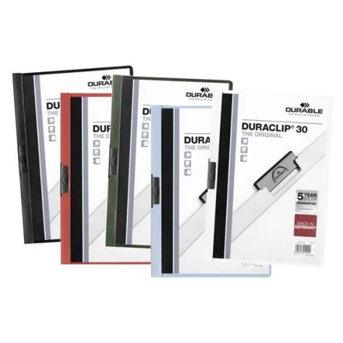Hlavný obrázok produktu Desky s rychlovazačem "DURACLIP® 30", s klipem, A4, DURABLE