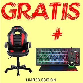 Detská herná stolička Red Fighter C5, čierno-červená, + sada 3v1 CM310 PROMO