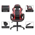 Detská herná stolička Red Fighter C6, čierno-červená, + sada 3v1 CM310 PROMO