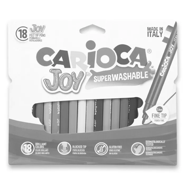 Hlavný obrázok produktu Dětské fixy Carioca Joy 18 barev