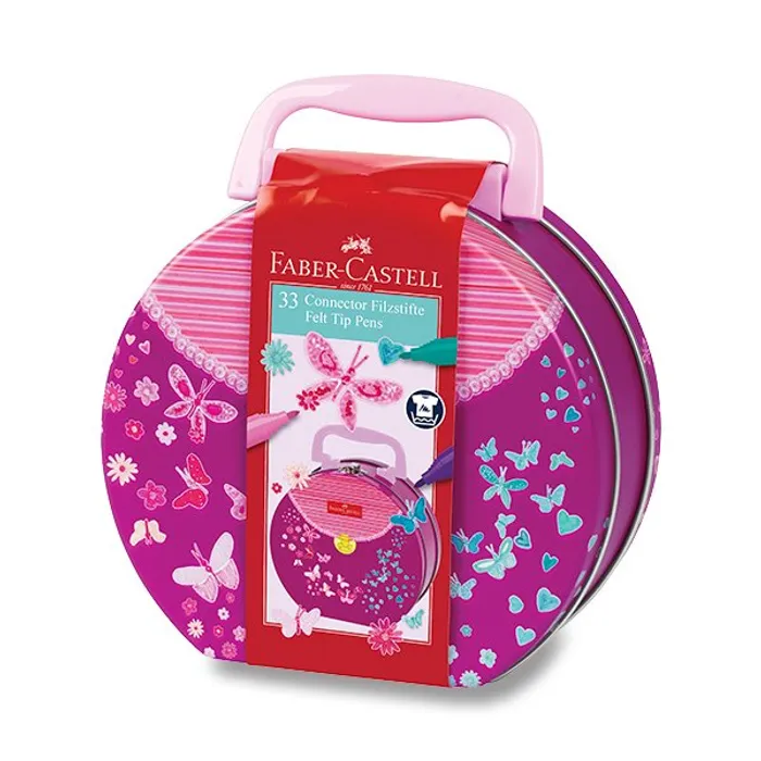 Hlavný obrázok produktu Dětské fixy Faber-Castell 155537 Connector kabelka, 33 barev