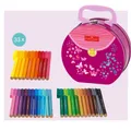 Ďalší obrázok produktu Detské fixy Faber-Castell 155537 Connector kabelka, 33 farieb