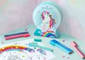 Detské Fixy Faber-Castell 155544 Connector Unicorn snehová guľa, 33 ks