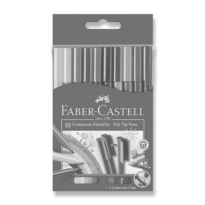 Hlavný obrázok produktu Dětské fixy Faber-Castell Connector 10 barev
