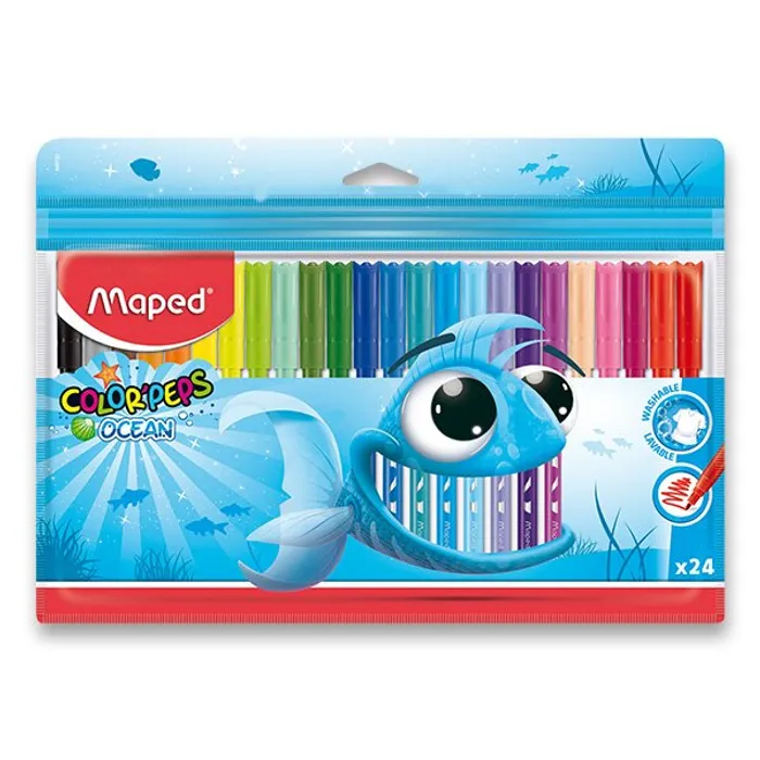 Hlavný obrázok produktu Dětské fixy Maped Color´Peps Ocean, 24 barev