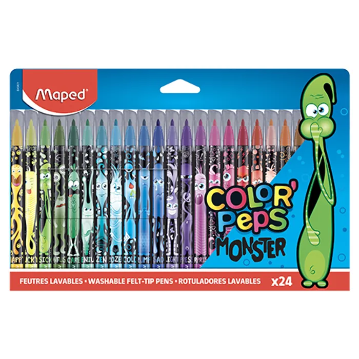 Hlavný obrázok produktu Dětské fixy Maped Color'Peps Monster 24 barev