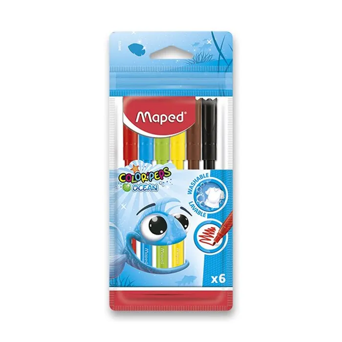 Hlavný obrázok produktu Dětské fixy Maped Color'Peps Ocean - 6 barev