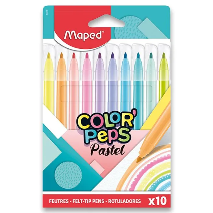 Hlavný obrázok produktu Dětské fixy Maped Color'Peps Pastel 10 barev
