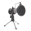 Detské herné kreslo Red Fighter C6, čierno-červené, + mikrofón Marvo MIC-02, PROMO