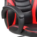 Detské herné kreslo Red Fighter C6, čierno-červené, + mikrofón Marvo MIC-02, PROMO