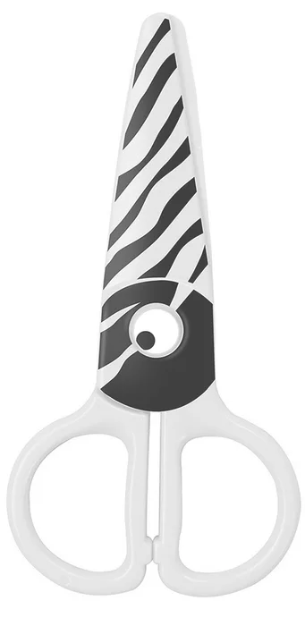 Hlavný obrázok produktu Dětské nůžky KEYROAD Zebra, plastové