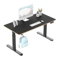 Ďalší obrázok produktu Dětský pracovní stůl, elektricky nastavitelná výška, černá deska, 120X60 cm, 55-81 cm, PU